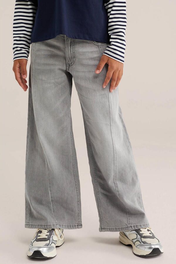 WE Fashion wide leg jeans grijs - Foto 2