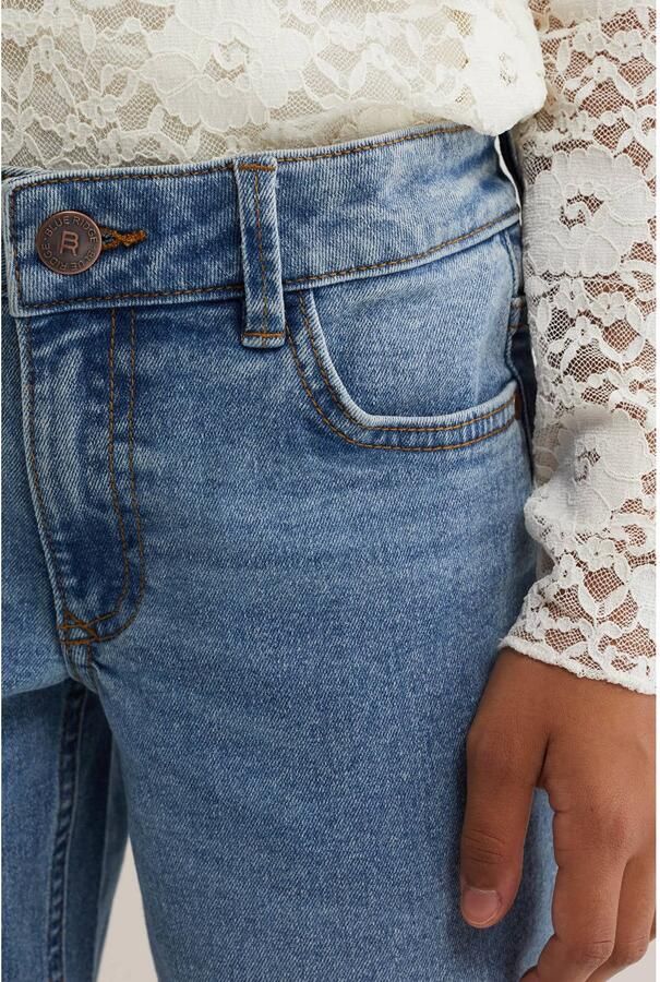 WE Fashion wide leg jeans middelblauw - Foto 2