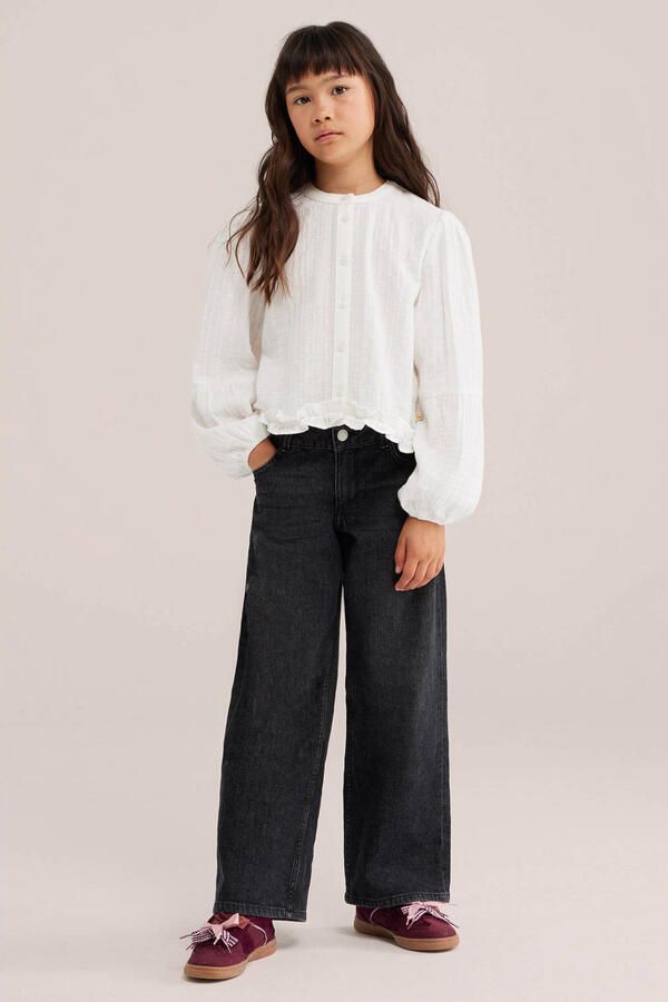 WE Fashion wide leg jeans zwart - Foto 2