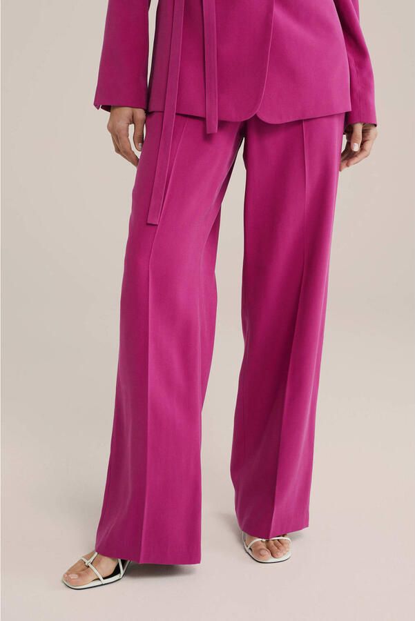 WE Fashion wide leg pantalon fuchsia