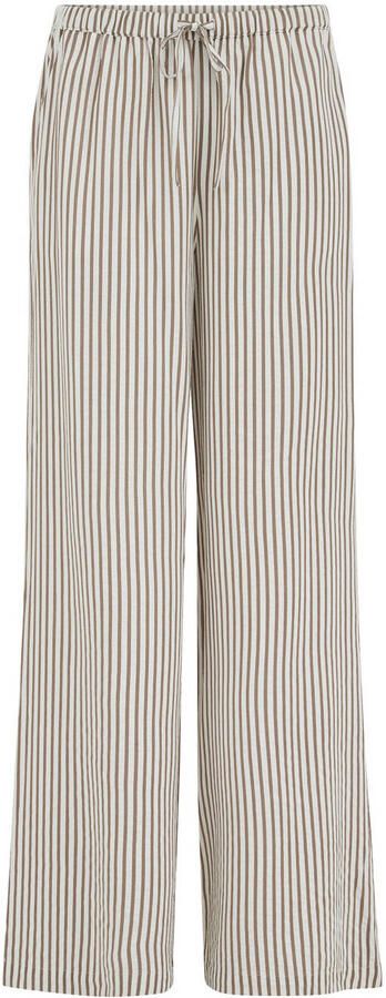 WE Fashion wide leg regular waist broek bruin - Foto 3