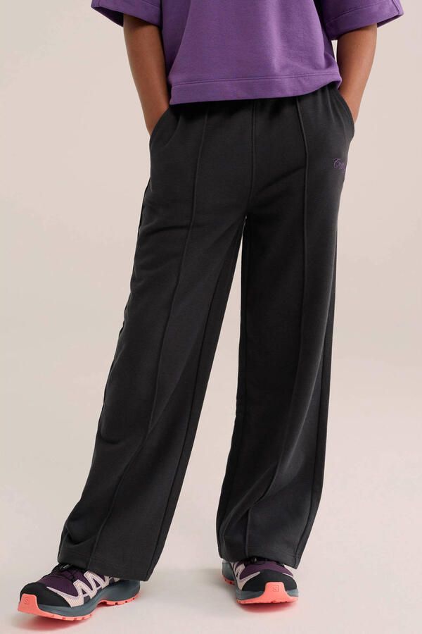 WE Fashion wide leg sweatpants antraciet