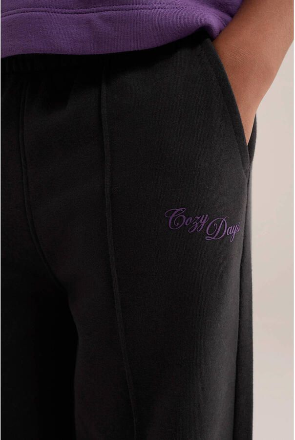 WE Fashion wide leg sweatpants antraciet - Foto 2