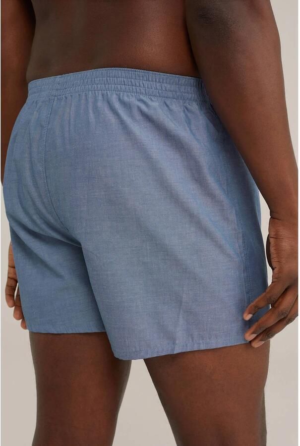 WE Fashion wijde boxershort blauw