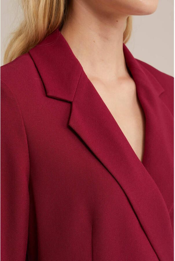 WE Fashion wikkel- overslagjurken rood