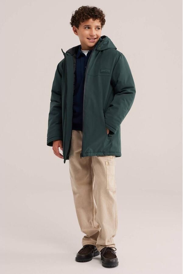 WE Fashion winterjas donkergroen - Foto 2