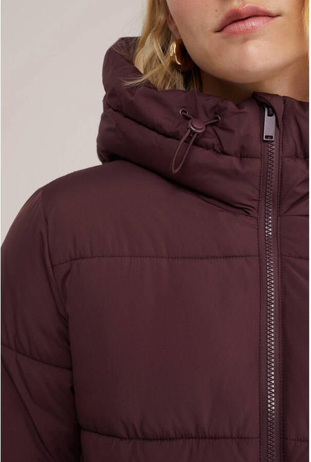 WE Fashion winterjas donkerrood - Foto 2