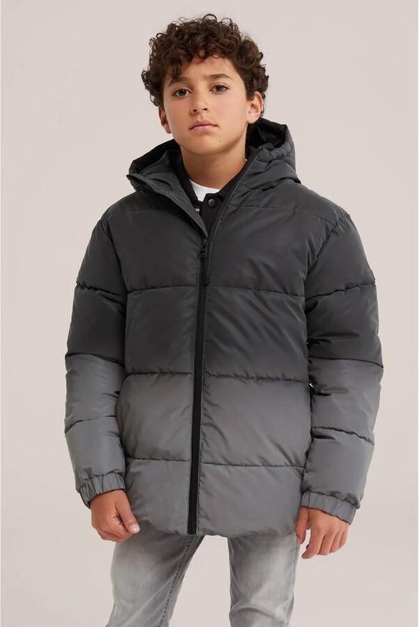WE Fashion winterjas grijs
