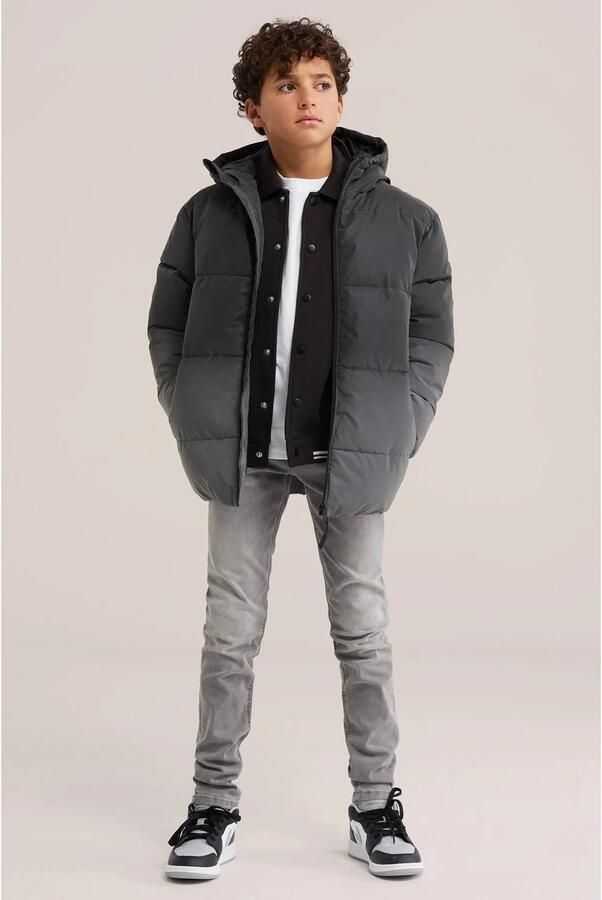 WE Fashion winterjas grijs - Foto 3