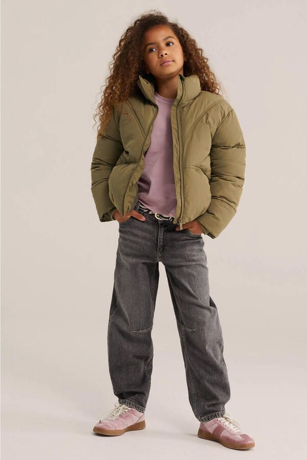 WE Fashion winterjas olijfgroen - Foto 3