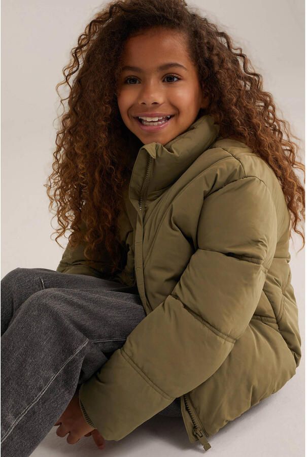 WE Fashion winterjas olijfgroen - Foto 2