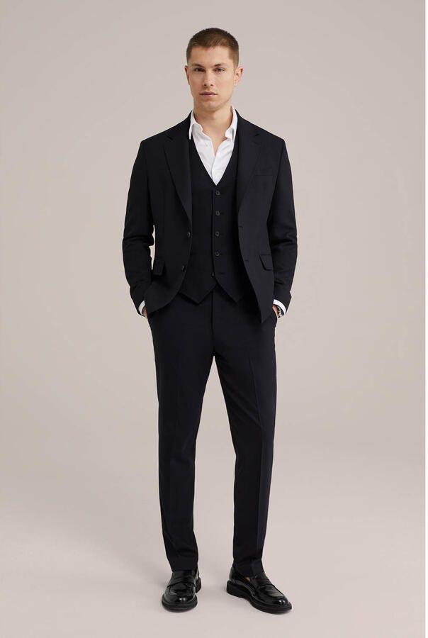 WE Fashion wollen gilet zwart - Foto 2