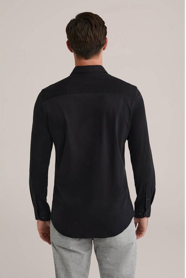 WE Fashion zakelijk overhemd zwart - Foto 3