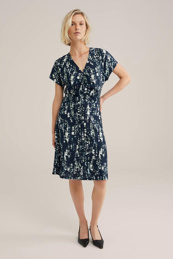WE Fashion zomerjurk donkerblauw - Foto 3