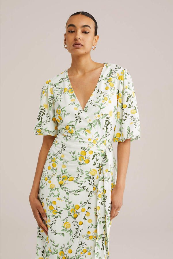 WE Fashion zomerjurk ecru