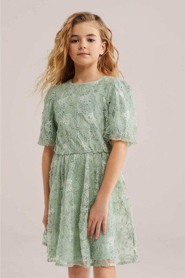WE Fashion zomerjurk groen