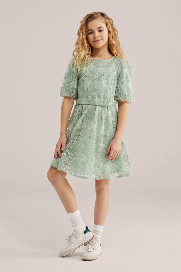 WE Fashion zomerjurk groen - Foto 3
