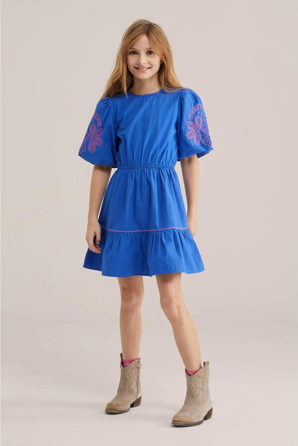 WE Fashion zomerjurk marineblauw - Foto 3