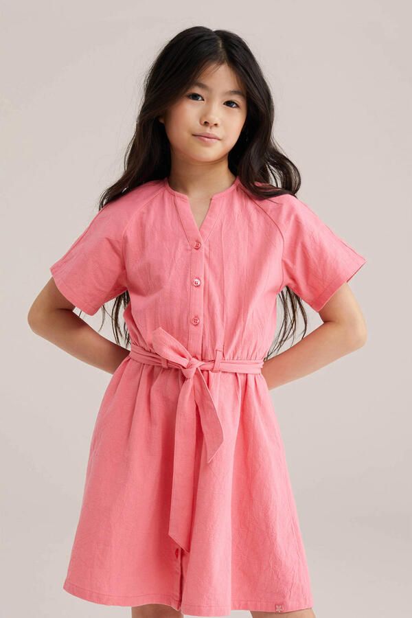 WE Fashion zomerjurk roze - Foto 3