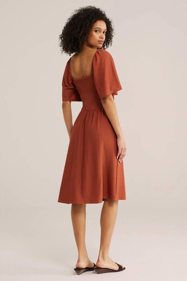 WE Fashion zomerjurk terra - Foto 3