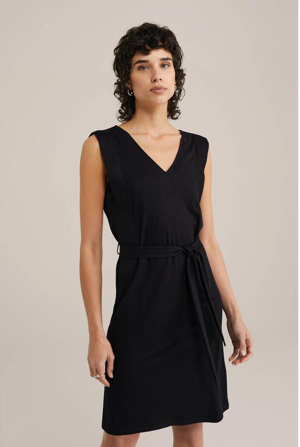 WE Fashion zomerjurk zwart
