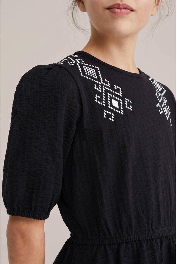 WE Fashion zomerjurk zwart - Foto 3