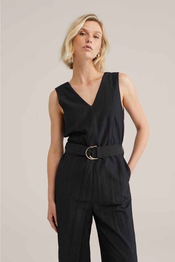 WE Fashion zwart jumpsuit