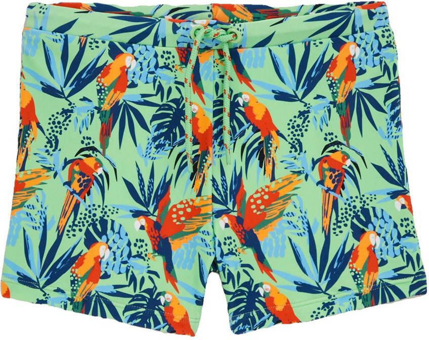 WE Fashion zwemboxer lichtgroen oranje