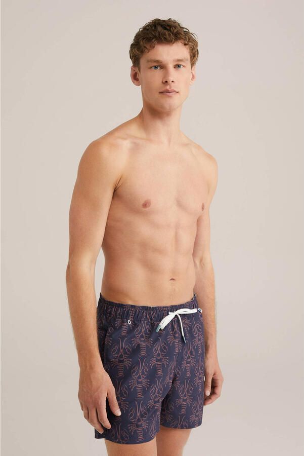 WE Fashion zwemshort donkerblauw