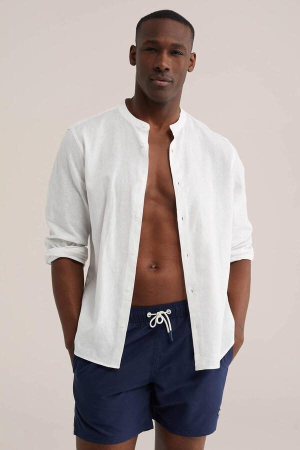 WE Fashion zwemshort donkerblauw