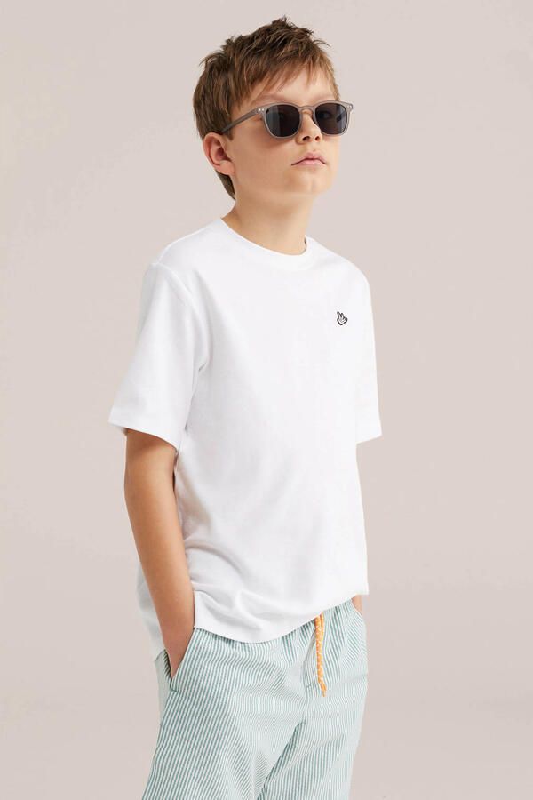 WE Fashion zwemshort groen gestreept