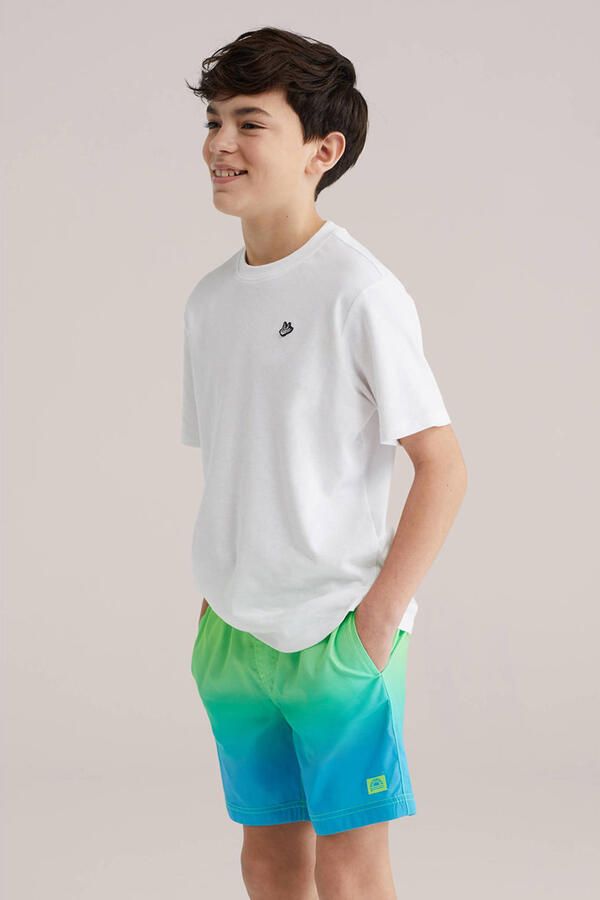WE Fashion zwemshort groen blauw - Foto 2