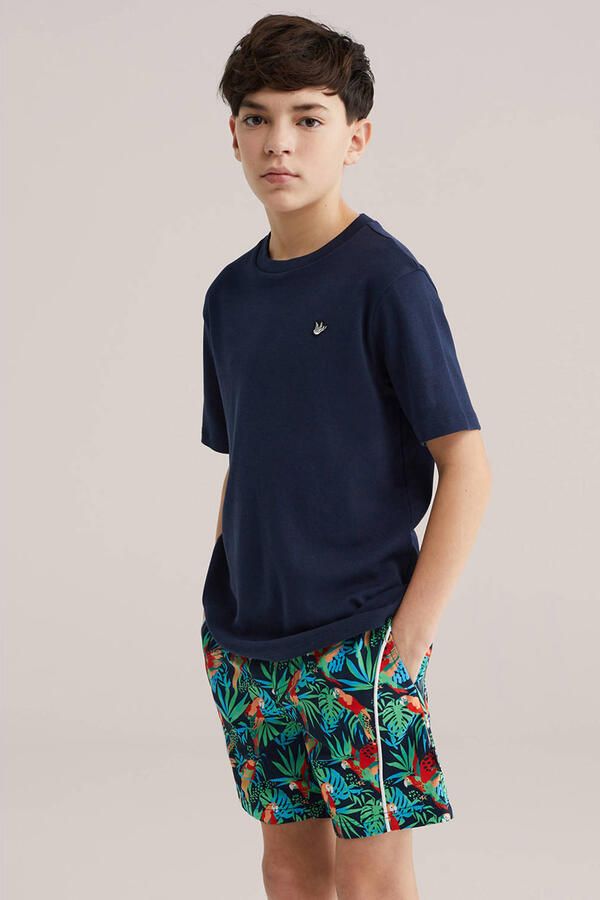 WE Fashion zwemshort groen rood blauw