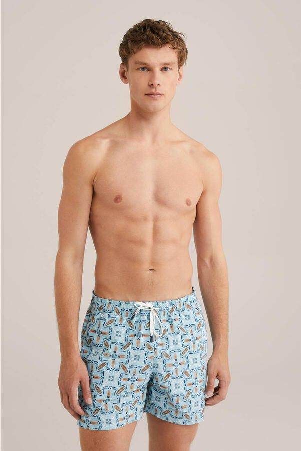 WE Fashion zwemshort lichtblauw