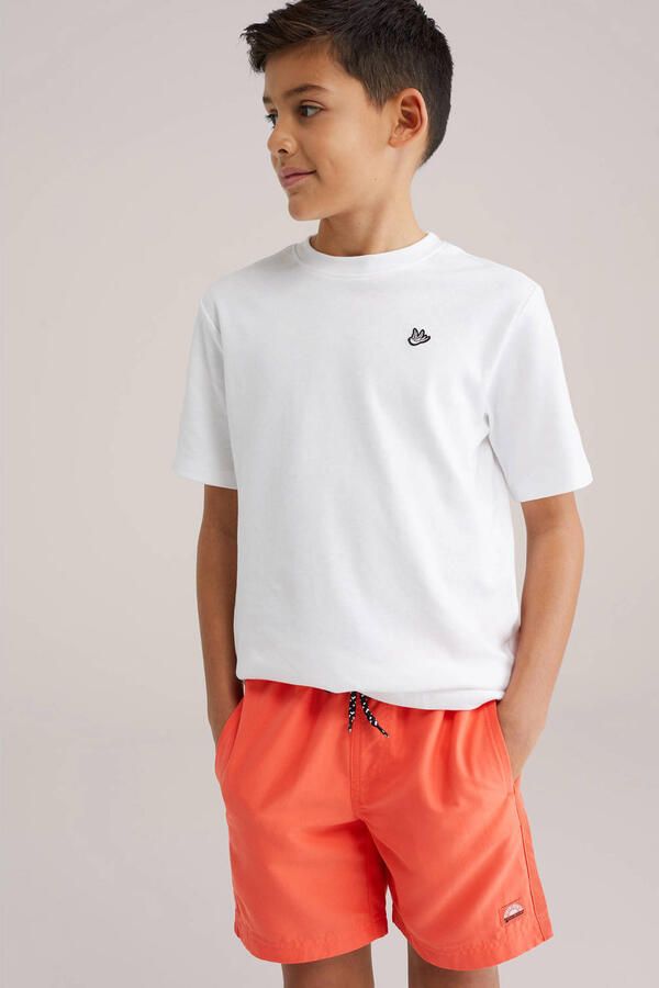 WE Fashion zwemshort oranje
