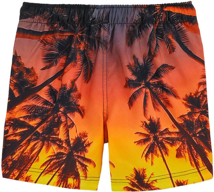 WE Fashion zwemshort oranje geel - Foto 2