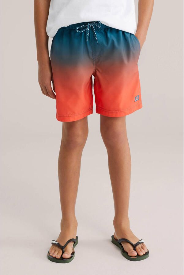 WE Fashion zwemshort rood blauw - Foto 3
