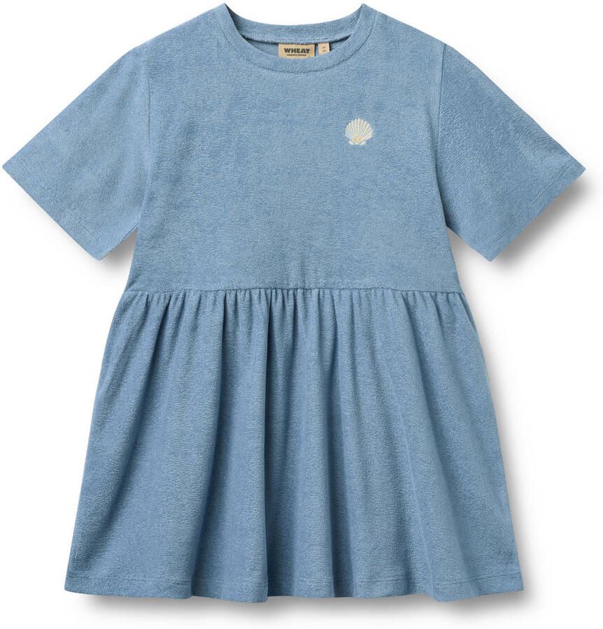 Wheat A-lijn jurk blauw