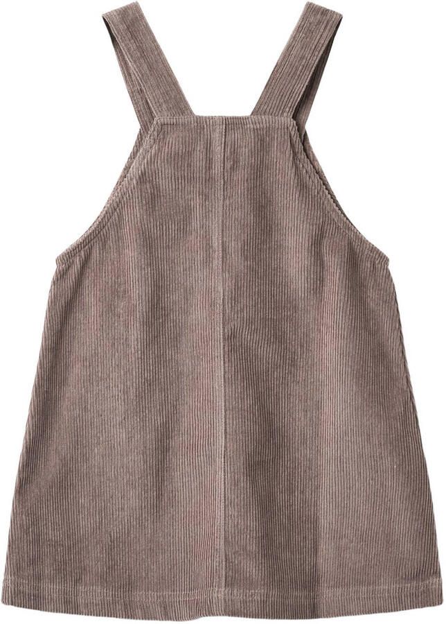 Wheat corduroy overgooier paars Jurk Meisjes Katoen Vierkante hals Effen - Foto 2