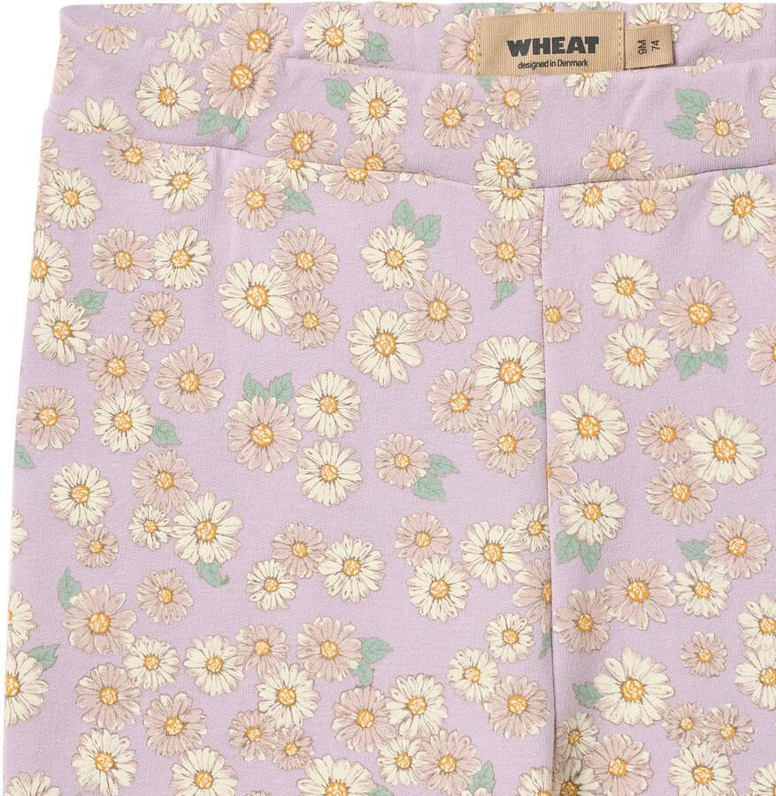 Wheat gebloemde casual broek lila