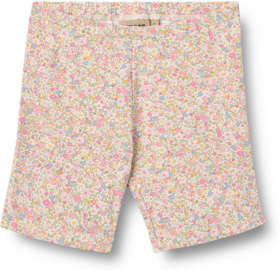 Wheat gebloemde casual short lichtroze