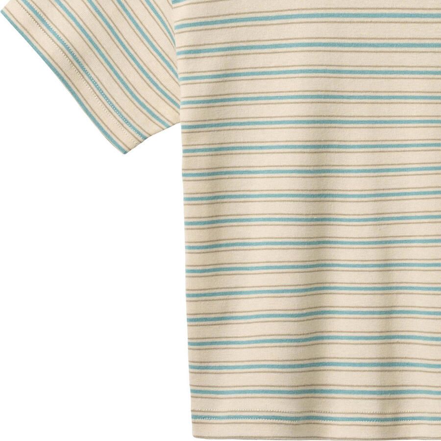 Wheat gestreept T-shirt beige blauw - Foto 2