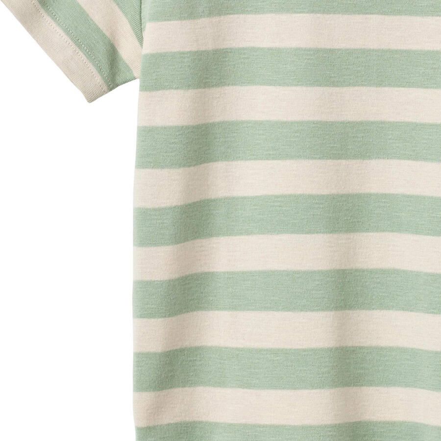 Wheat gestreepte T-shirt mintgroen - Foto 2