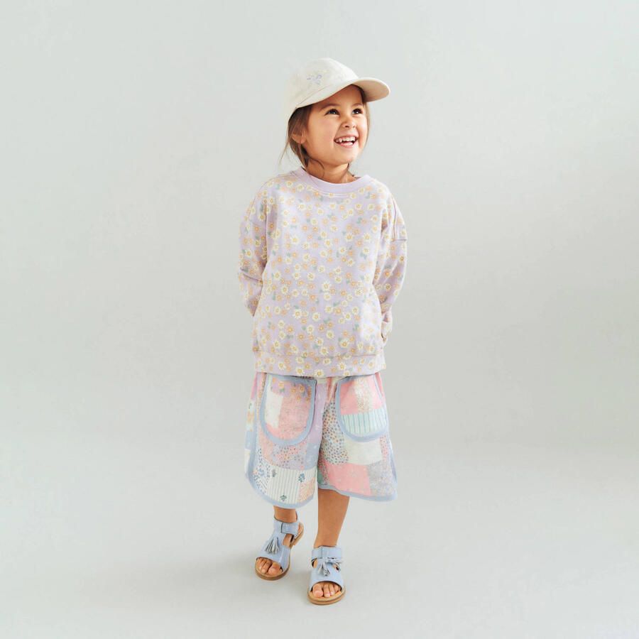 Wheat regular waist casual short lichtroze