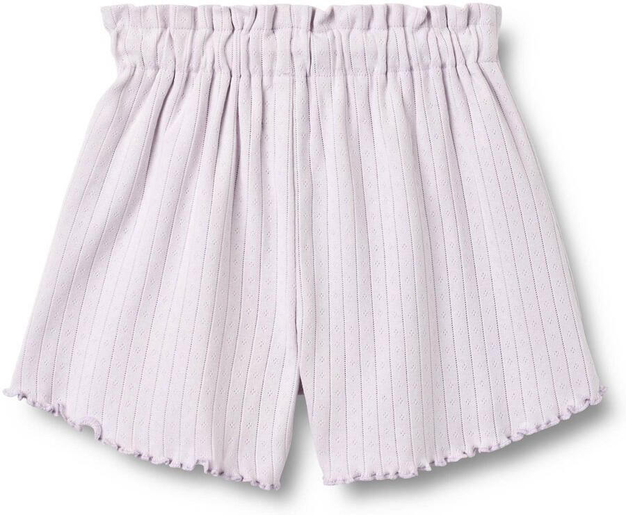 Wheat regular waist casual short lila met textuur - Foto 3