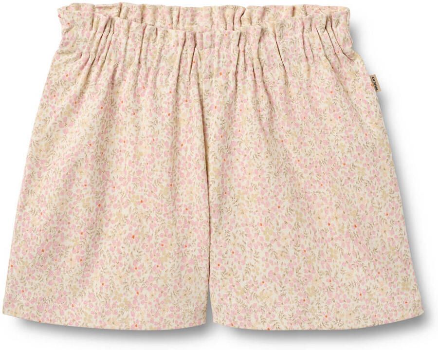 Wheat regular waist gebloemde casual short lichtroze