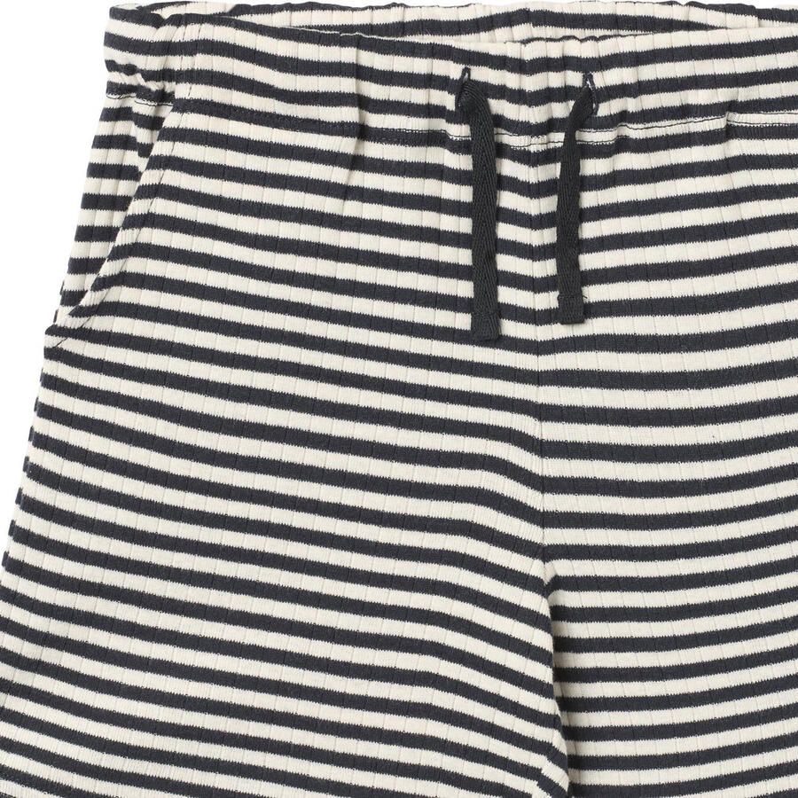 Wheat regular waist gestreepte casual short donkerblauw - Foto 2