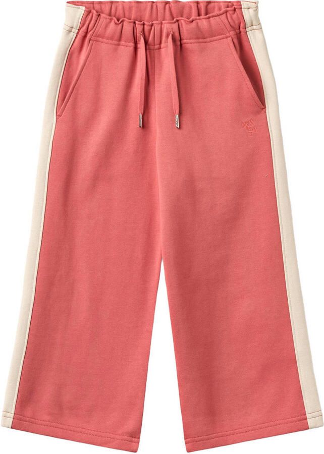 Wheat relaxed fit sweatpant koraalrood Broek Katoen Effen