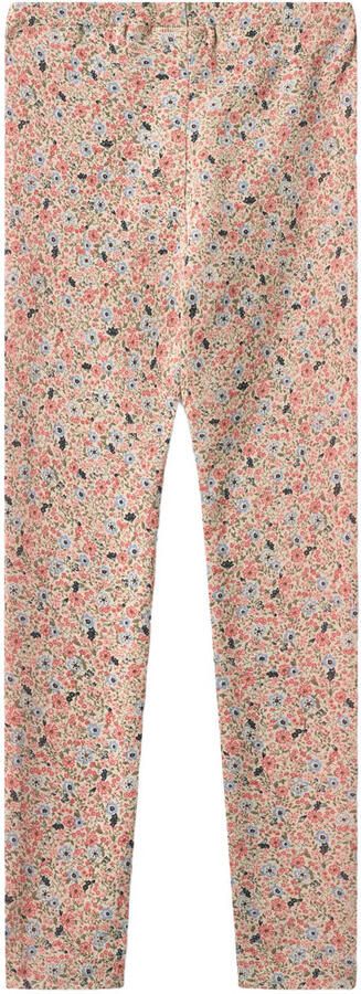Wheat slim fit gebloemde legging roze lichtblauw Meisjes Katoen Bloemen - Foto 2