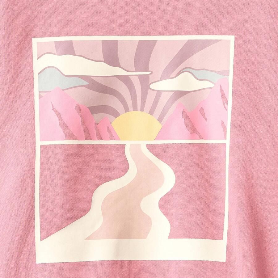 Wheat sweater met print roze Meisjes Katoen Ronde hals Printopdruk - Foto 2
